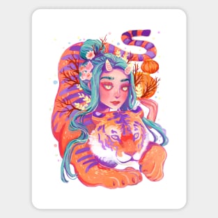 Oni tigress Magnet